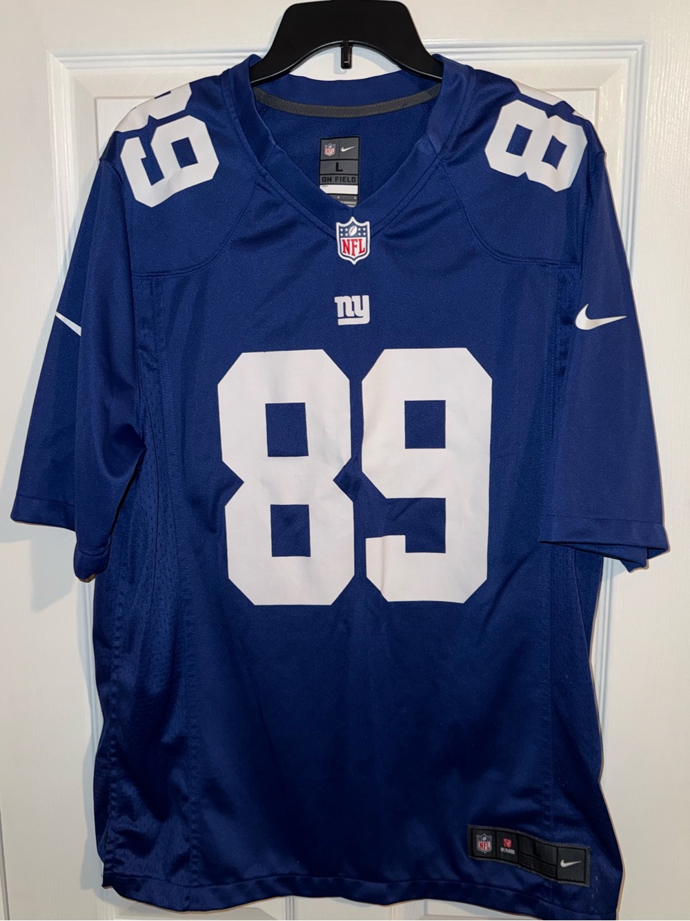 NWOT Men's Nike New York Giants Kadarius Toney 89 On Field Jersey